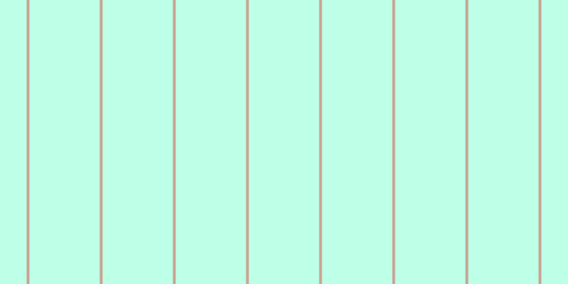 #bdffe7, #caa393 vertical lines, four pixels wide, ninety-nine pixels apart