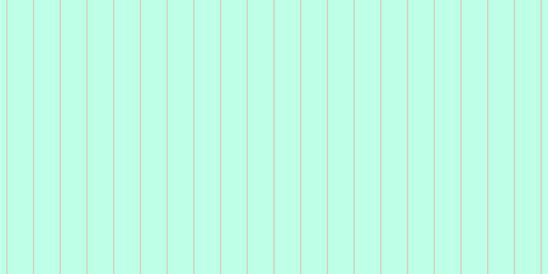 #bdffe7, #eba393 vertical lines, one pixels wide, thirty-eight pixels apart