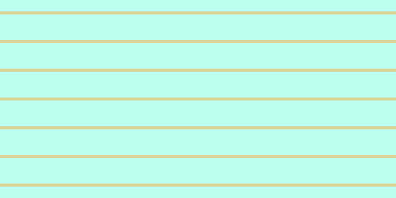 #bdffef, #dbd393 horizontal lines, six pixels wide, fifty-two pixels apart