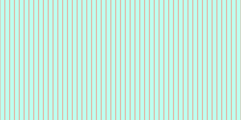 #bdffef, #eba393 vertical lines, three pixels wide, thirteen pixels apart