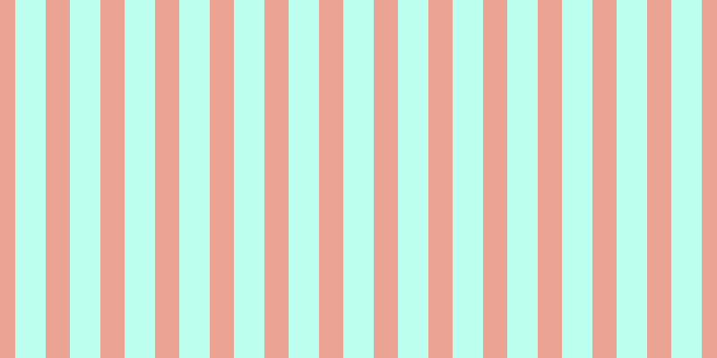 #bdffef, #eba393 vertical lines, twenty-seven pixels wide, thirty-four pixels apart