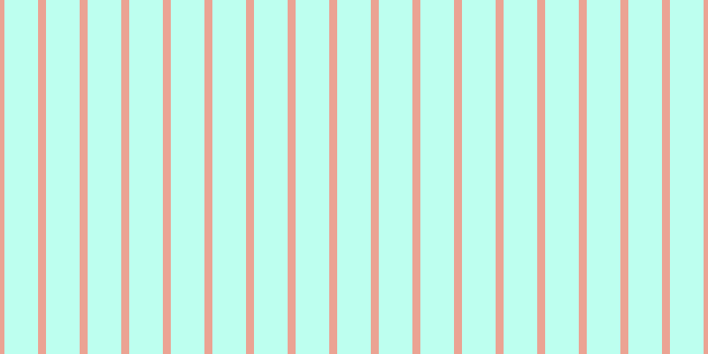 #bdffef, #eba393 vertical lines, nine pixels wide, thirty-eight pixels apart
