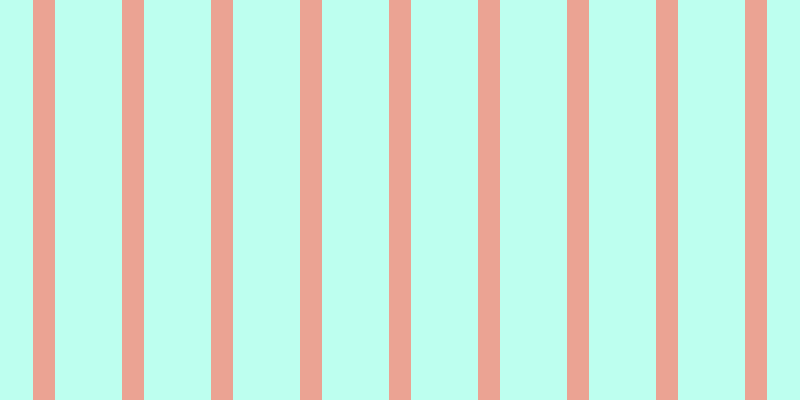 #bdffef, #eba393 vertical lines, twenty-two pixels wide, sixty-seven pixels apart