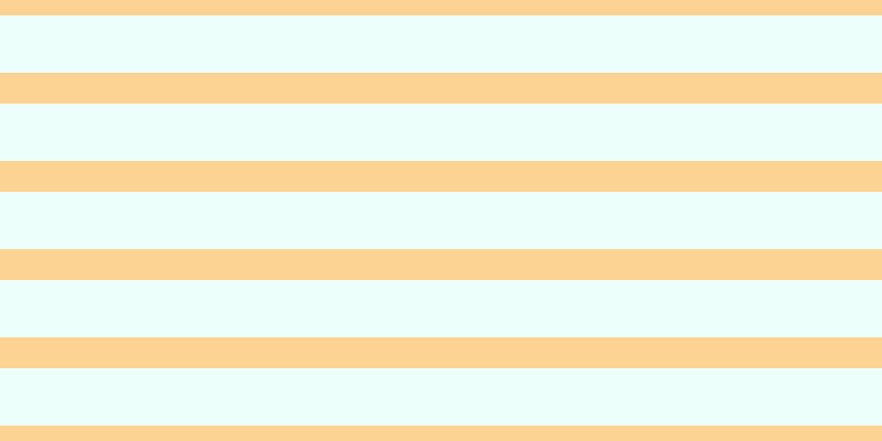 #bdffef (25%), #fcd393 horizontal lines, twenty-eight pixels wide, fifty-two pixels apart