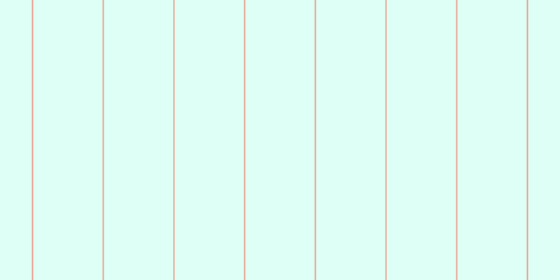 #bdfff0 (50%), #eba393 vertical lines, two pixels wide, ninety-nine pixels apart