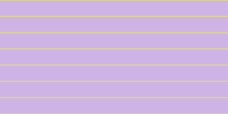#bf9cde (75%), #dbd393 horizontal lines, five pixels wide, fifty-two pixels apart