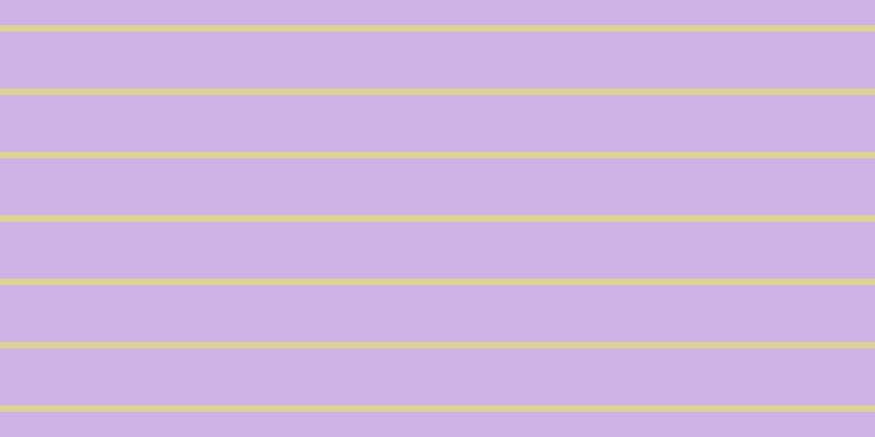 #bf9cde (75%), #dbd393 horizontal lines, six pixels wide, fifty-two pixels apart