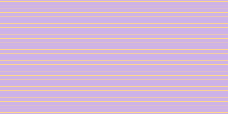 #bf9cde (75%), #fcd393 horizontal lines, two pixels wide, eleven pixels apart