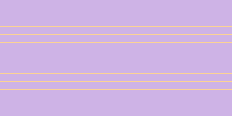 #bf9cde (75%), #fcd393 horizontal lines, two pixels wide, twenty-five pixels apart