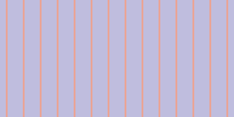 #bfbdde, #eba393 vertical lines, six pixels wide, fifty-two pixels apart