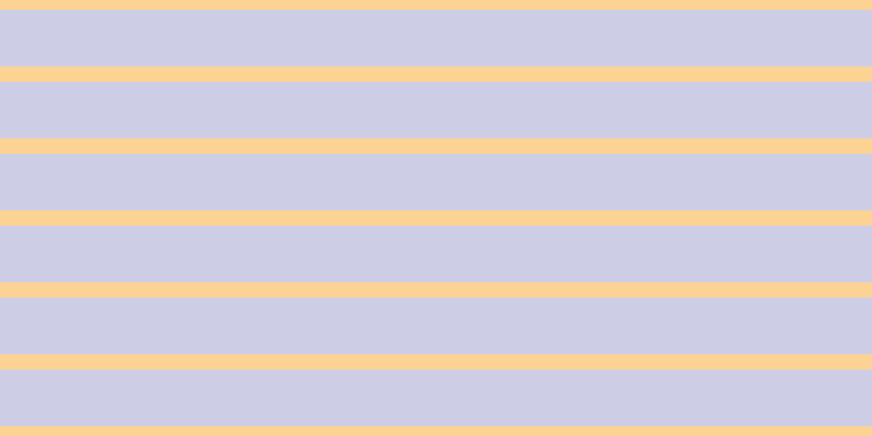#bfbdde (75%), #fcd393 horizontal lines, fourteen pixels wide, fifty-two pixels apart