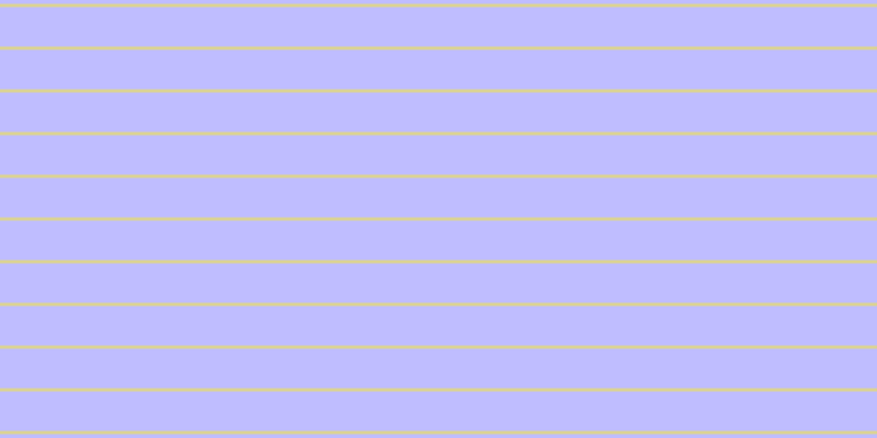 #bfbdff, #dbd393 horizontal lines, three pixels wide, thirty-six pixels apart