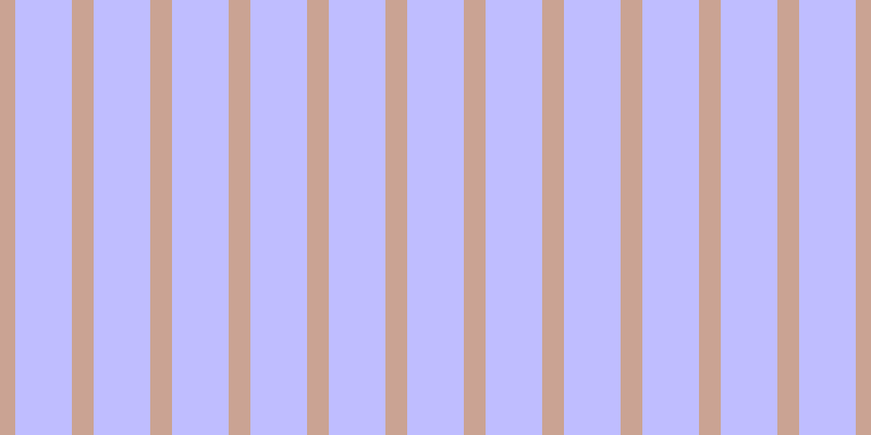 #bfbdff, #caa393 vertical lines, twenty pixels wide, fifty-two pixels apart