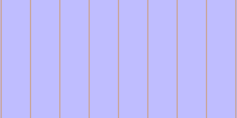#bfbdff, #caa393 vertical lines, four pixels wide, ninety-five pixels apart