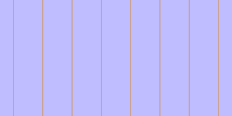 #bfbdff, #caa393 vertical lines, four pixels wide, ninety-seven pixels apart