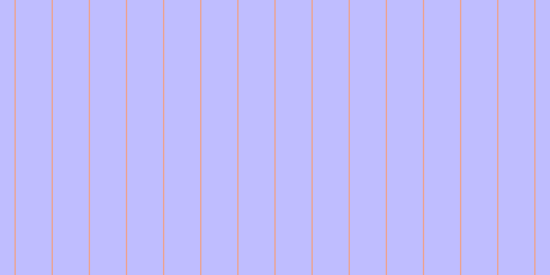 #bfbdff, #eba393 vertical lines, two pixels wide, fifty-two pixels apart