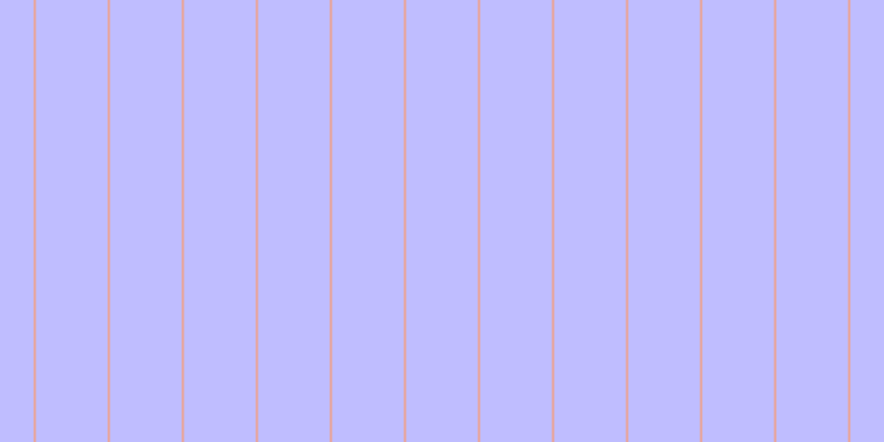 #bfbdff, #eba393 vertical lines, two pixels wide, sixty-five pixels apart
