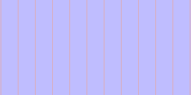 #bfbdff, #eba393 vertical lines, two pixels wide, seventy pixels apart