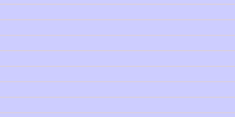 #bfbdff (75%), #fcd393 horizontal lines, one pixels wide, fifty-two pixels apart
