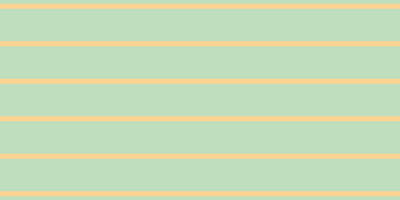 #bfdebd, #fcd393 horizontal lines, ten pixels wide, sixty-five pixels apart