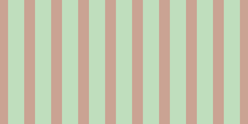 #bfdebd, #caa393 vertical lines, thirty-five pixels wide, fifty-two pixels apart