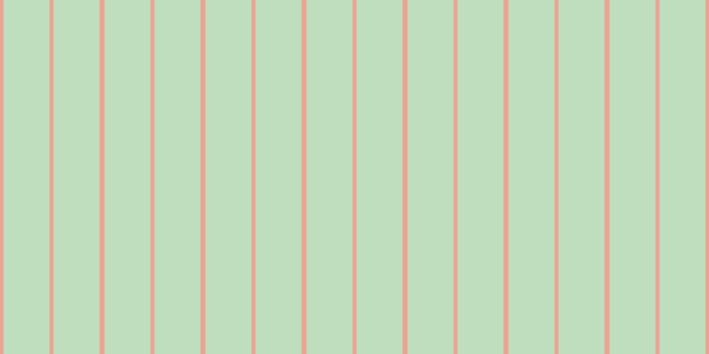 #bfdebd, #eba393 vertical lines, five pixels wide, fifty-two pixels apart