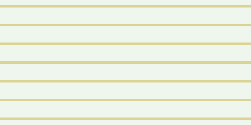 #bfdebd (25%), #dbd393 horizontal lines, eight pixels wide, fifty-two pixels apart