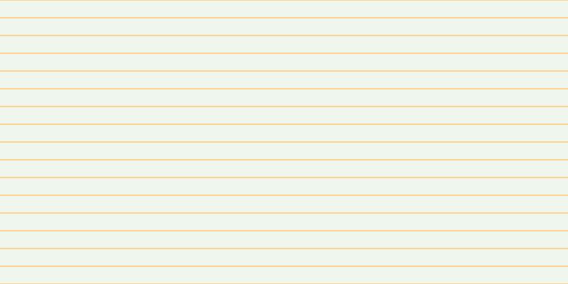 #bfdebd (25%), #fcd393 horizontal lines, two pixels wide, twenty-three pixels apart