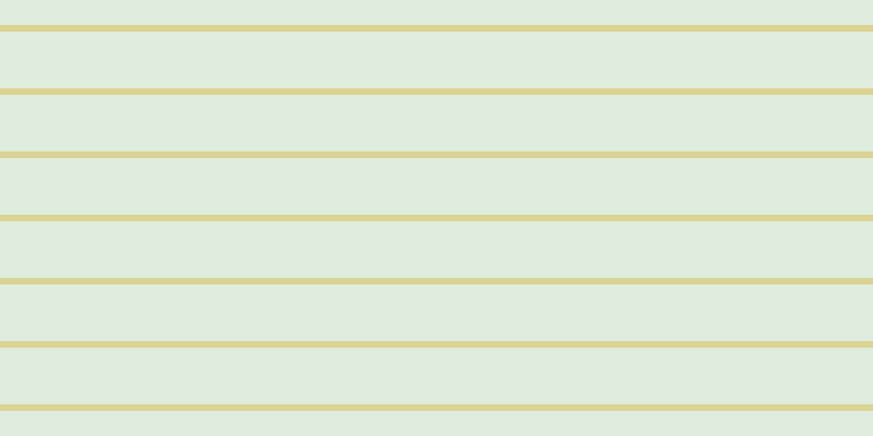 #bfdebd (50%), #dbd393 horizontal lines, six pixels wide, fifty-two pixels apart