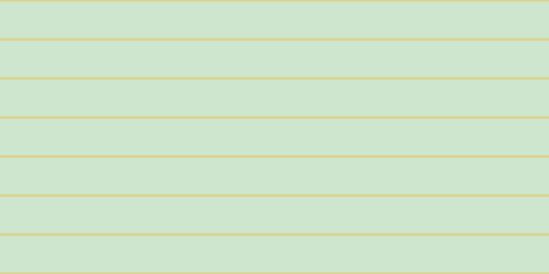 #bfdebd (75%), #dbd393 horizontal lines, four pixels wide, fifty-three pixels apart