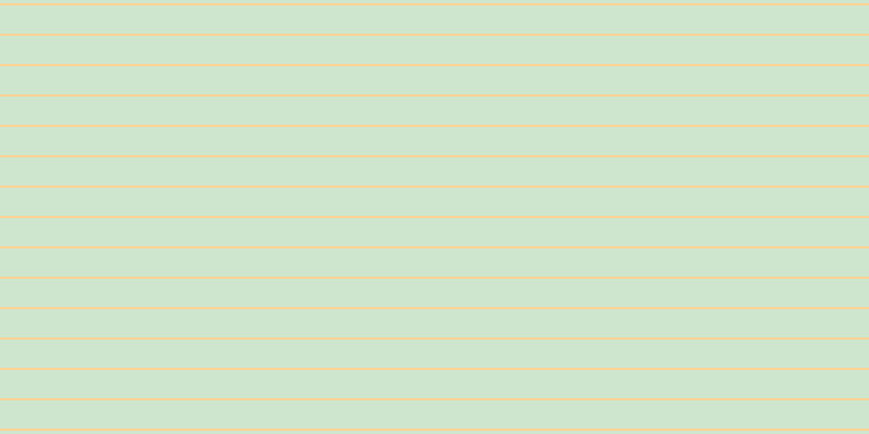 #bfdebd (75%), #fcd393 horizontal lines, two pixels wide, twenty-six pixels apart