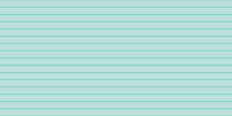 #bfdede, #36d393 horizontal lines, two pixels wide, twenty-three pixels apart