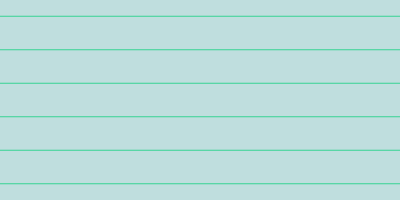 #bfdede, #36d393 horizontal lines, two pixels wide, sixty-five pixels apart