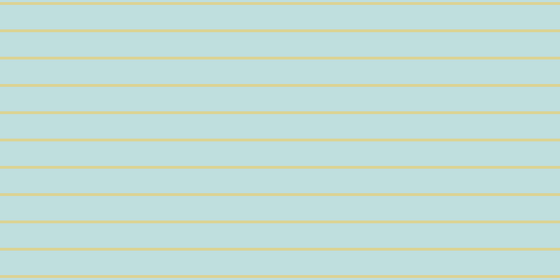 #bfdede, #dbd393 horizontal lines, four pixels wide, thirty-five pixels apart
