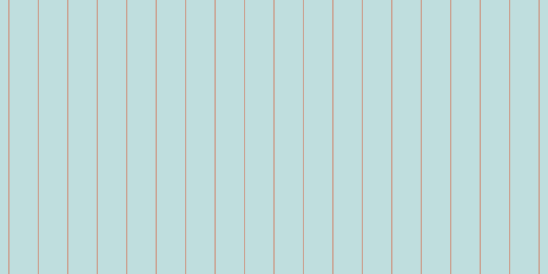 #bfdede, #caa393 vertical lines, two pixels wide, forty-one pixels apart