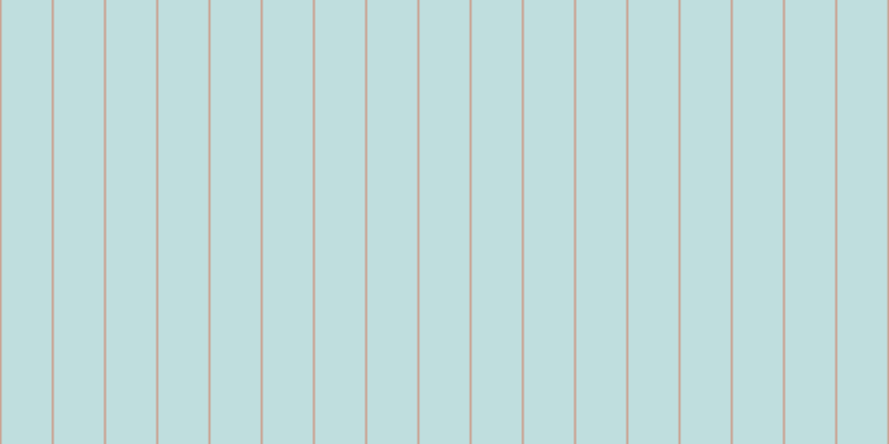 #bfdede, #caa393 vertical lines, two pixels wide, forty-five pixels apart