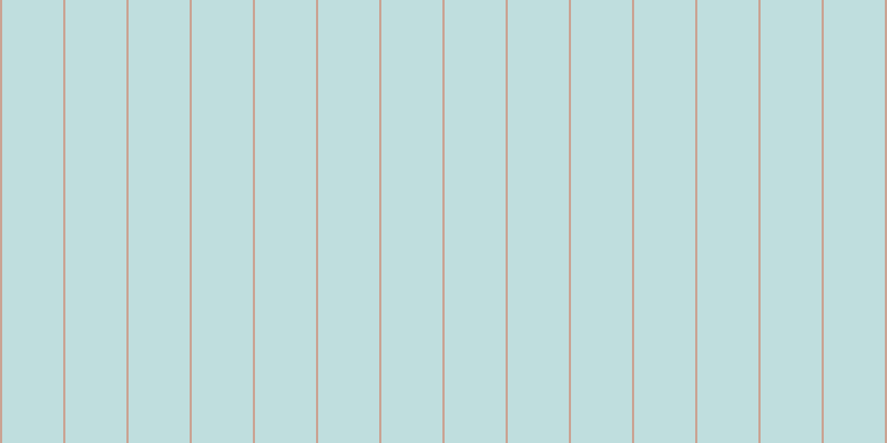 #bfdede, #caa393 vertical lines, two pixels wide, fifty-five pixels apart