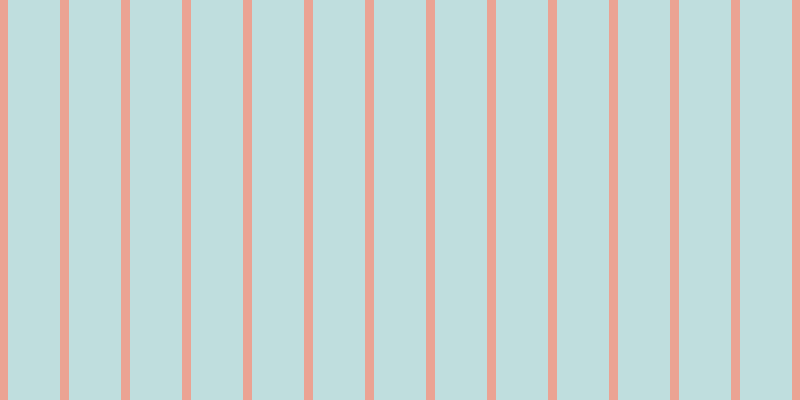 #bfdede, #eba393 vertical lines, nine pixels wide, fifty-two pixels apart