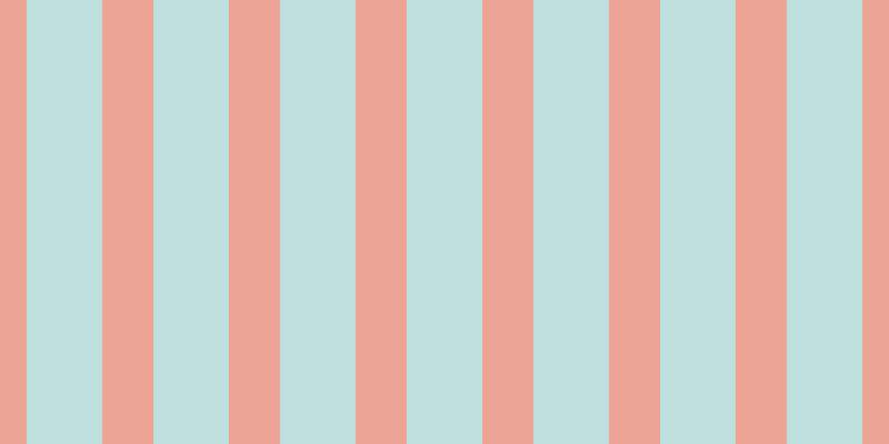 #bfdede, #eba393 vertical lines, forty-six pixels wide, sixty-eight pixels apart