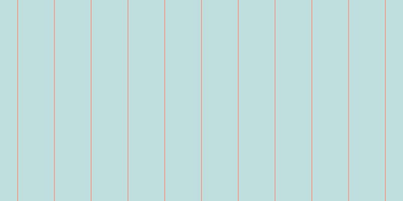 #bfdede, #eba393 vertical lines, two pixels wide, seventy-one pixels apart