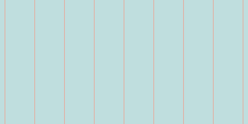 #bfdede, #eba393 vertical lines, two pixels wide, ninety-four pixels apart