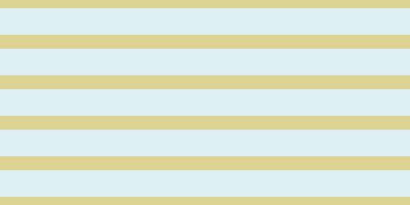 #bfdede (50%), #dbd393 horizontal lines, twenty-seven pixels wide, fifty-two pixels apart