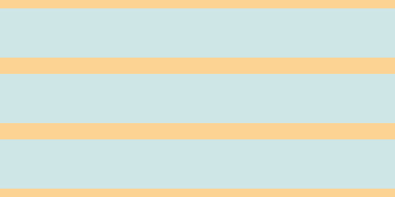 #bfdede (75%), #fcd393 horizontal lines, thirty-three pixels wide, one hundred pixels apart