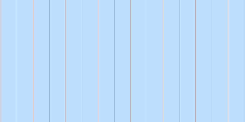 #bfdeff, #caa393 vertical lines, one pixels wide, fifty-two pixels apart