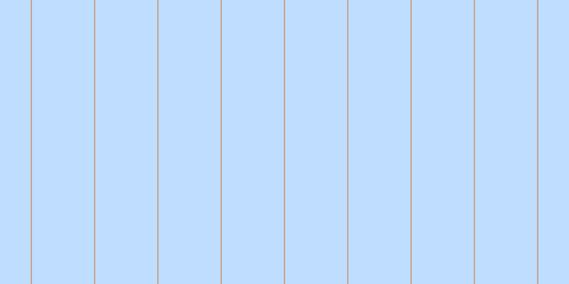 #bfdeff, #caa393 vertical lines, two pixels wide, eighty-seven pixels apart