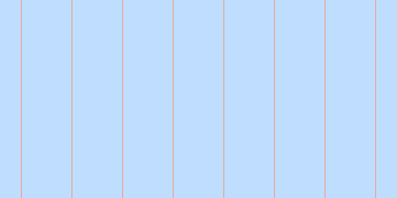 #bfdeff, #eba393 vertical lines, two pixels wide, one hundred pixels apart