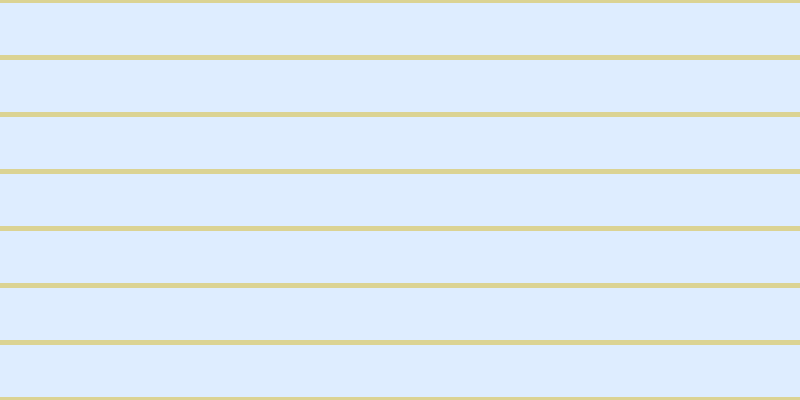#bfdeff (50%), #dbd393 horizontal lines, five pixels wide, fifty-two pixels apart