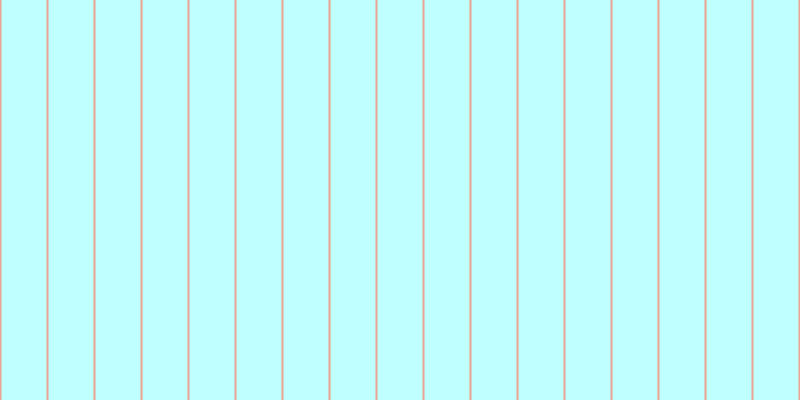#bfffff, #eba393 vertical lines, two pixels wide, forty-five pixels apart