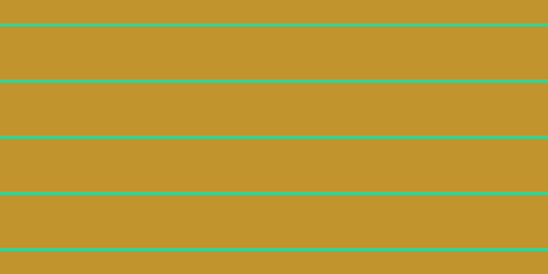 #c1942d, #36d393 horizontal lines, five pixels wide, seventy-seven pixels apart