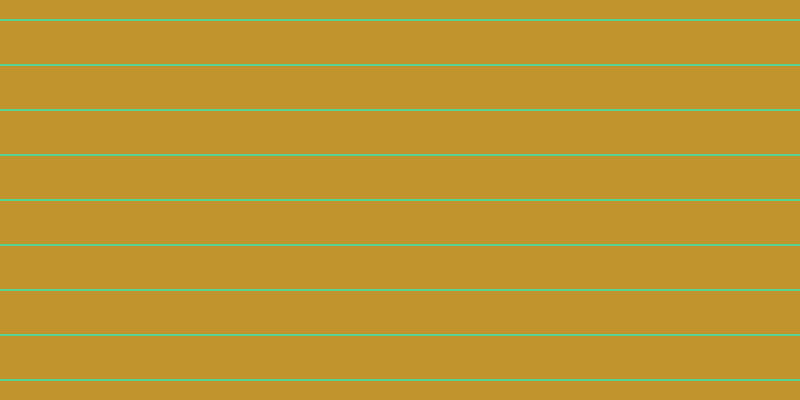 #c1942d, #57d393 horizontal lines, two pixels wide, forty-three pixels apart